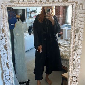 Black Zara coat
